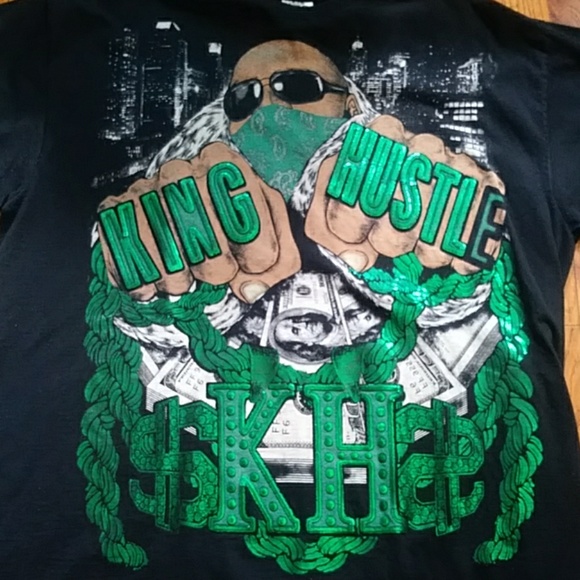 King hustle men's pro t  3X tall t-shirt - Picture 7 of 7